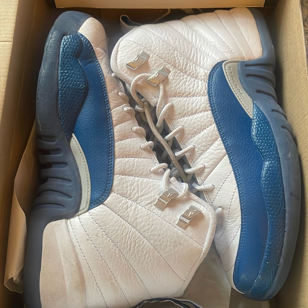White French Blue Jordan 12